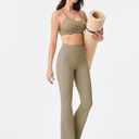 AFITNE Women's Flare Leggings High Waist Yoga Pants with Pockets Tummy Control Workout Casual Bootcut Pants (S)