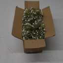 4PCS Faux Eucalyptus Garland Plant, Artificial Baby Breath Flower Vines Hanging Leaves Vines Hanging Leaves Greenery Wedding Backdrop Arch Wall Decor, Indoor Outdoor 5.8 Ft White & Green