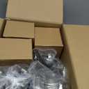 Marrakech Turkish Lamp 3 Globes Moroccan Table Lamp with Bronze Base, 23" Tall Handmade Blue Tiffany Mosaic Glass Night Light Fixture Including LED Bulb for Living Room Bedroom Decor