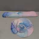 LATEEFAH Mouse Pad with Wrist Rest, 3-in-1 Gaming Mouse Pad, Keyboard Wrist Rest, Ergonomic Memory Foam Mousepad with Wrist Support for Computer Keyboard