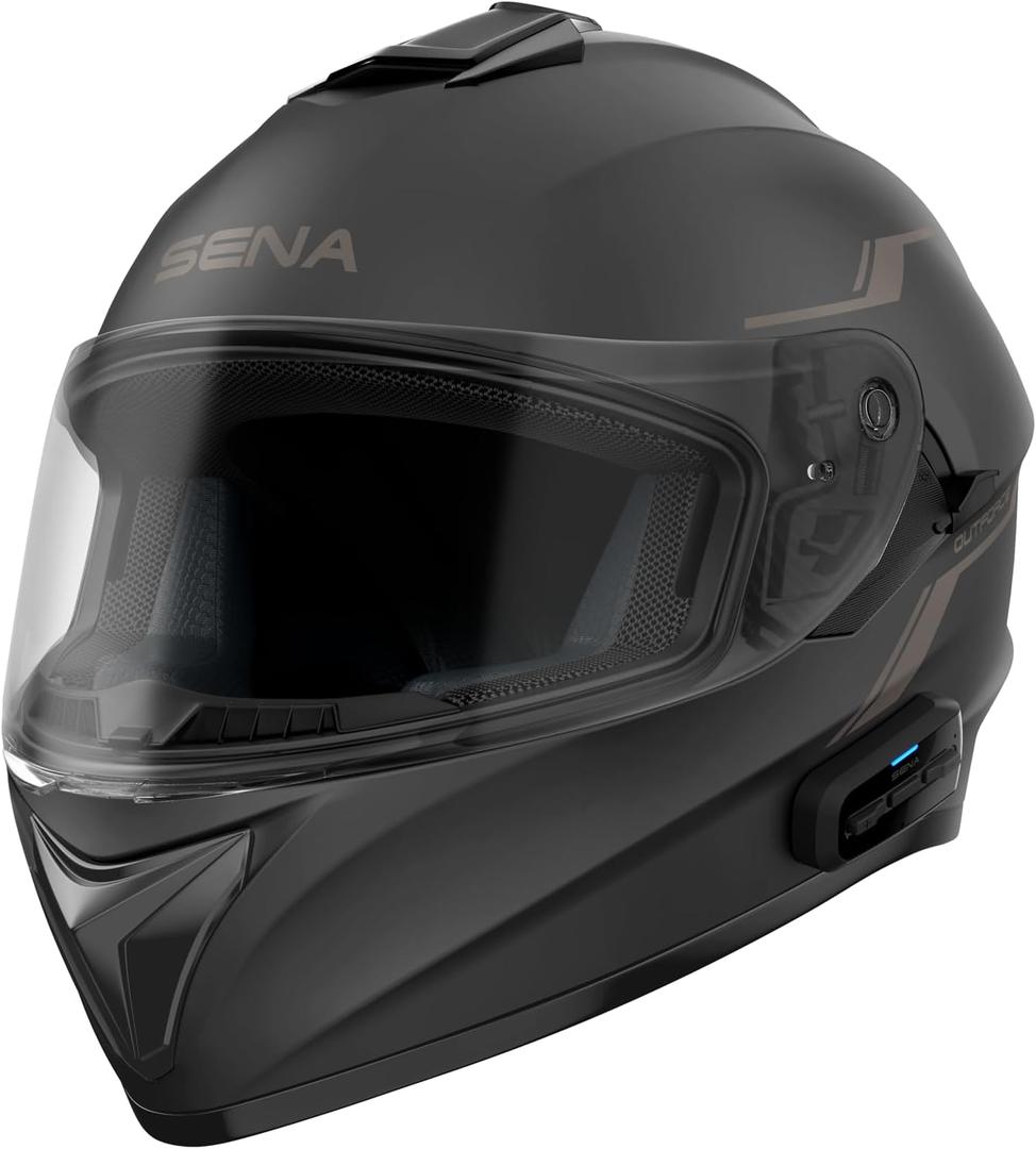 Sena OutForce Smart Helmet Full Face (Matt Black, Small) (OUTFORCE-MB00S)- SP85