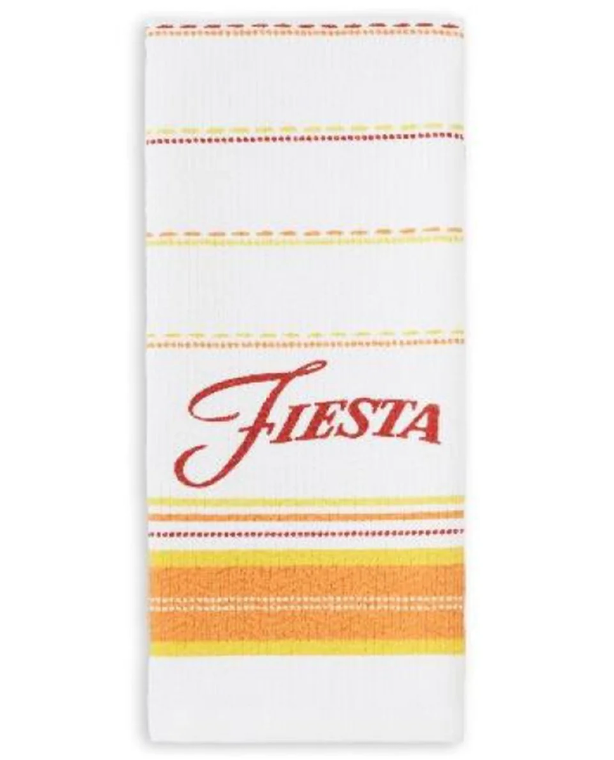 Fiesta 16" x 28" Kitchen Towel, Warm Color Combo 