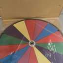 18" Tabletop Spinning Prize Wheel 14 Slots with Durable Base Stand, Spin Wheel for Prizes Dry Erase Fortune Spinner Wheel with Dry Erase Markers and Eraser for Carnival Trade Show Party