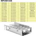 WP3401338 WP8573069 3401338 8573069 Dryer Heating Element for kitchen aid maytag whirlpool Replaces 528055 1201501 AP6013455 AP6008492 PS11741631 PS11746681, 3 Wire Heating Element Assembly