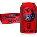 Coke Zero Sugar Cola Soda, 12 oz, 24 Pac(EXP 05/18/26)