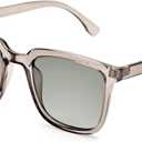 Polarized Sunglasses with UV400 Protection,Classic Retro Design for Men and Women,Fashion Eyewears for Driving (Siliver)