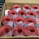 7ft x 3in Dust Barrier Zipper,48 Rolls Self-Adhesive Double Zipper