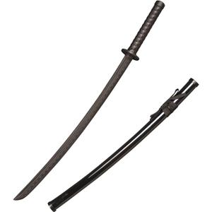 High Toughness Polypropylene Plastic Sword Martial Arts Training Sword,Iaido Katana with Scabbard, Suitable for Practice, Performance and Training (A-Thin 41 in)