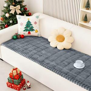 Husalari Couch Covers for Dogs, Washable Sofa Couch Cover for Pet, Couchs Covers for Cushion Sofa Pet Friendly, Non Slip Sofa Cover (27.6''*82.7''/70 x 210cm), Deepgray