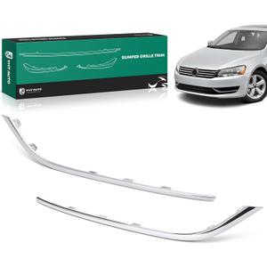 YHTAUTO Front Driver and Passenger Side Bumper Cover Molding for Volkswagen