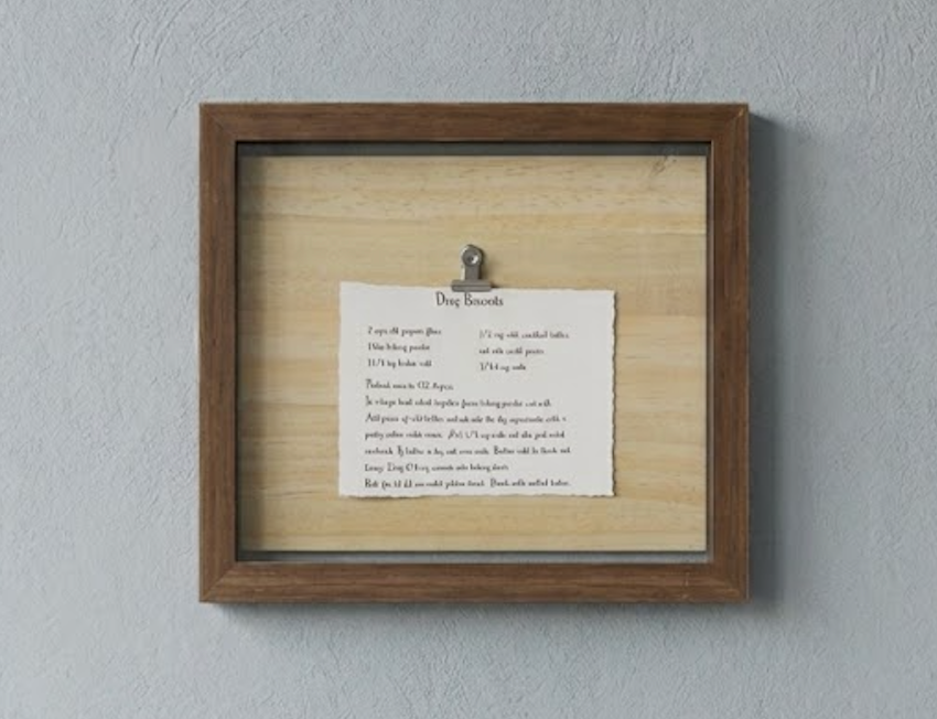 DI CA 10X8 RECIPE CARDS SHADOWBOX ART