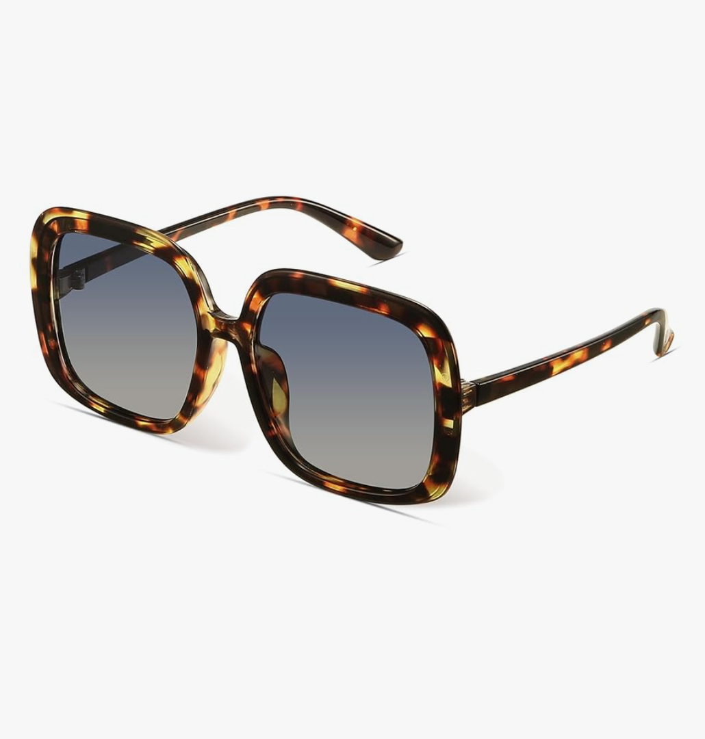 miyya Oversized Polarized Sunglasses Women, Trendy Retro Sun Glasses for Women 2025, Oversized Shades