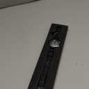 Waterproof Airtag Cat Collar, Breakaway Cat Airtag Collar with Luminous & Reflective Fish Pattern, Lightweight Kitten Collars for Apple Air tag, Hidden GPS Tracker Holder for Cats, Kittens(9-13") (Classic Black)