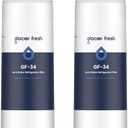 GLACIER FRESH Replacement for 7012333 Ice Maker Water Filter, Compatible With Sub-Zero 7012333 Water Filter, Manitowoc K00374 (2 Pack)