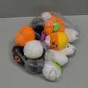 HyDren 18 Pcs Halloween Plush Toy bulk 4 Inch Halloween Stuffed Animals Trick or Treat Ultra-Soft & Cuddly Plush Keychain Stuffed Toy for Birthday Party Favors Gifts