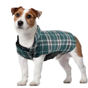 Kuoser Waterproof Dog Coat, Reversible Dog Jacket for Large Dogs, Adjustable Durable Doggie Winter Coat for Groowing Puppies Warm Puppy Cold Weather Apparel, Green L (Large (Pack of 1)