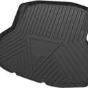 Civic Sedan Cargo Mat - Compatible with 2016-2021 ModelsAll Weather Rear Cargo Liners Trunk Tray Floor mats3D Tech Modeling Waterproof Durable Odorless TPO Accessories, No 2-Doors/Hatchback Models