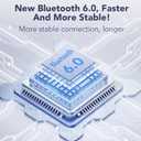 NE20 AI Translation Earbuds Real Time Wireless Bluetooth 6.0 AI Headphones LCD Touch Screen Support 148 Languages Translation Real Time Translator Earbuds Support Playing Music Phone Calls