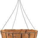 Arcadia Garden Products CB62 Coconut Grower Basket - Black - 18"