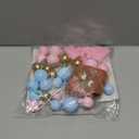 Boots or Bows Gender Reveal Cake Decorations，Acrylic Bows and Boots Cake Toppers Set，Boy or Girl Baby Shower Party Supplies