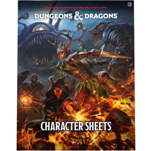 Dungeons & Dragons 2024 Character Sheets Player Accessories