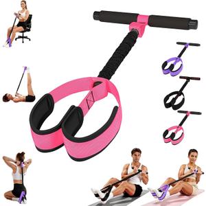 Multifunction Pedal Resistance Band with Handle,Tube/Petal/Foot/Full Body Resistance Bands with Handles,Multifunctional Foot Pedal Resistance Band,Leg Raise Straps.
