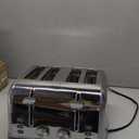 Toaster 4 Slice Retro Stainless Steel,Best Prime 4 Slice Toaster Wide Solt with 7 Shade Settings, Perfect for Waffles, Bagels and More Lainsten T-527 (silver3)