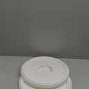 Molded Nylon Ceiling Medallion for Light Fixtures and Ceiling Fans, 13"OD x 4"ID x 1-1/8"P (Fits Canopies up to 10-1/4") White