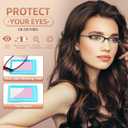 Reading Glasses for Women,6 Pack Blue Light Blocking Glasses for Women,Fashion Readers with Spring Hinge Eyeglasses (C1 Mix Color)