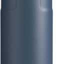 Stanley IceFlow Flip Straw 2.0 Water Bottle 24 OZ | Built-In Straw with Larger Opening | Lightweight & Leak-Resistant | Insulated Stainless Steel | BPA-Free | Navy