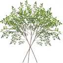 ACJRYO 43" Artificial Greenery Stems (3Pcs) - Realistic Faux Nandina Branches for Vase Fillers, Home Office Wedding Decor, Indoor &Outdoor Fake Plants, Bendable & Weather Resistant