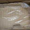 Handmade Scalloped Rattan Baby Changing Basket 30 x 16.5 x 5.1 Inch Changing Table Basket for Baby Dresser Extra High Sides Scallop Diaper Organizer for Nursery Decoration