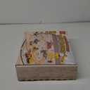 Lehoo Castle Wooden Train Set, Construction Toys Train Set for Toddlers 2-4, Wooden Train Track for Kids w/Crane, Railway Playset Toys for 3 Year Old Boys Girls