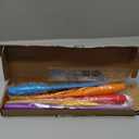 Amazon Basics Color-Coded Dishwasher Safe Kitchen 12-Piece Knife Set, 6 Knives with 6 Blade Guards, Multicolor, 13.88 x 4.13 x 1.38 inch