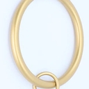 14 Pack Curtain Rings with Eyelets Metal Drapery Ring for Curtain