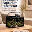 5 Gallon Glass Aquarium Starter Kit, Rimless Fish Tank