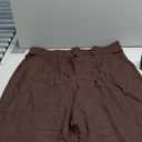 Womens 22/27"/29"/31" Wide Leg Pleated Yoga Dress Pants, High Waist Stretchy Slacks for Workout Business Casual (XX-Large, Brown)