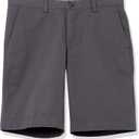 Amazon Essentials Men's Slim-Fit 9" Chino Short (Gray)