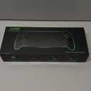 Gammeefy Switch Controllers Compatible with Nintendo Switch/Switch OLED, One-Piece Joypad Controller Replacement for Switch Pro Controller with 9 Lights Color, Turbo, Macro, KeyLinker APP, Game Boy Color (6.2"/7", Black)