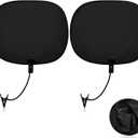 2 Pcs Laptop Sun Shade, Laptop Visor for Working Outside with Flexible and Adjustable Clips Stand Shade Cover for Notebook Portable Computers Beach Chairs, Pets and Strollers