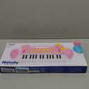 Love&Mini Piano Toy Keyboard for Kids - Birthday Gifts for 3 4 5 Years Old Girls Toys with 31 Keys and Microphone Musical Instrument Toys for Girls Gifts (Pink)