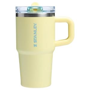Stanley Quencher ProTour Flip Straw Tumbler with Leakproof Lid 20 oz | Built-In Straw and Handle | Cup Holder Compatible for Travel | Insulated Stainless Steel Cup | BPA-Free | Pomelo