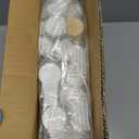 AWTATOS Cube Storage Organizer, Storage Cubes Shelves Bookshelf, 6 Cube Closet Organizers and Storage, DIY Stackable Plastic Clothes Organizer Shelving for Bedroom, Home, White