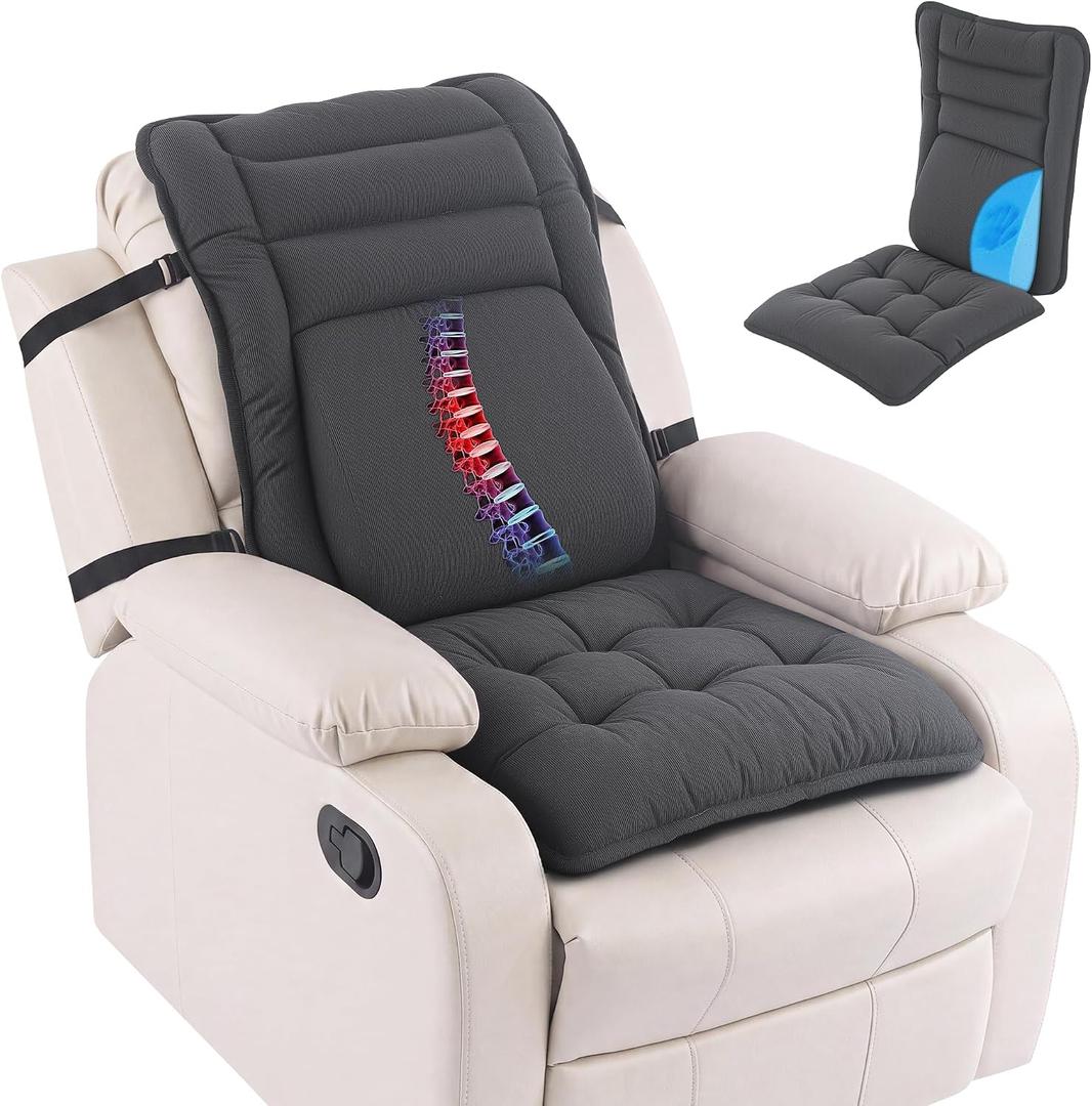 Ergonomic Recliner Cushions for Elderly, Memory Foam Recliner Chair Cushion, 46 x 20 inches