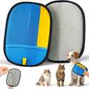 2 x Pet Hair Removal Glove, Magic Brush Electrostatic Mitt, Pet Hair Remover Tool for Dog & Cat, Reusable Pet Hair Gloves Pet Grooming Needs, Fur Remover for Couch, Clothing, Carpet & Car Seat
