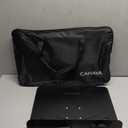 CAHAYA Music Stand for Sheet Music - Dual-use Converts to Desktop Stand Portable& Foldable 31.4-57in Height Adjustable Sturdy to Holds Thick Book or Tablet Include Carrying Bag Sheet Music Folder Clip (Black)