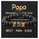 Gifts for Dad/Grandpa/Uncle/friend/Boss Gifts Natural Lava Stone Bracelet for Men
