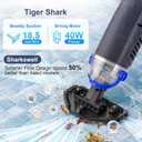 Upgraded Cordless Pool Vacuum with Telescopic Pole, 60 Min Powerful Suction & Large Head, Rechargeable Handheld Cleaner for Above Ground Pools, Inground Pools, Hot Tubs, and Spa