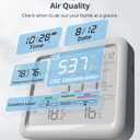 SwitchBot CO2 Detector, Air Quality Monitor Indoor, CO2 Monitor for CO2/TEMP/Humidity, Portable Carbon Dioxide Detector for Home/Car/Office/Greenhouse