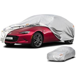 Car Cover Custom Fit Mazda MX-5/Miata, Honda S2000, BMW Z3 Waterproof All Weather for Automobiles, Full Exterior Covers Sun Rain UV Protection, Length Up to 163 Inch